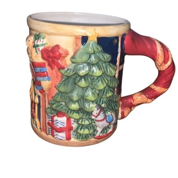 Christmas 3D Ceramic Mug By Susan Winget - Picture 1 of 7